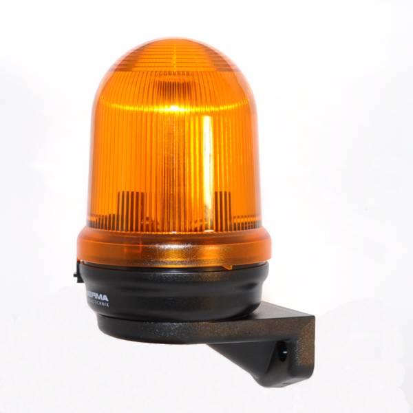 82830068VB Werma  XenonStrobe 828 230vAC 2:AMBER 5J 1Hz IP65 Base Mount